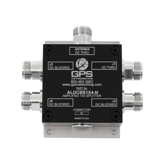 ALDCBS1X4 four output GPS splitter