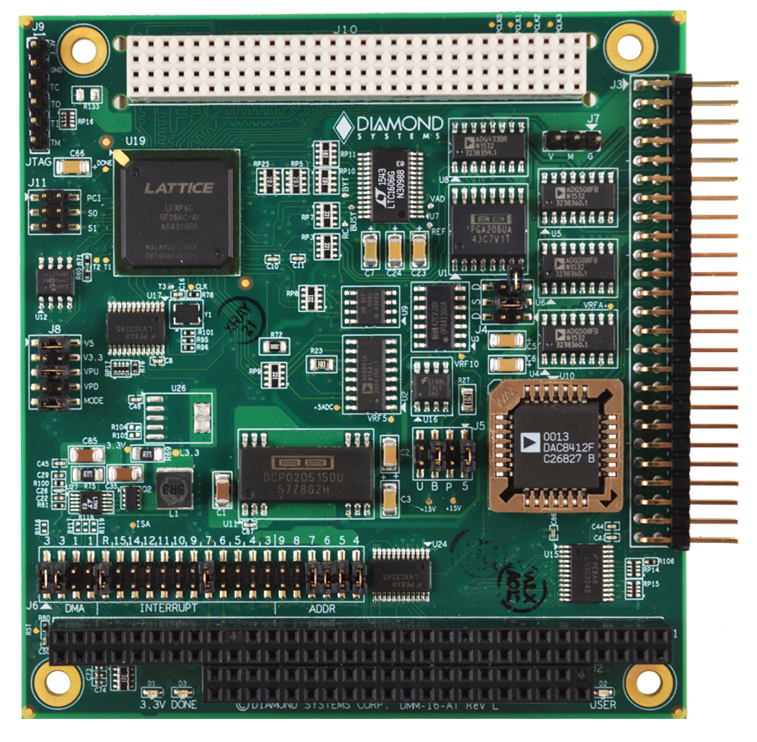 PC/104+ 16-Bit Analog I/O Module | Tri-M Technologies RUGGED