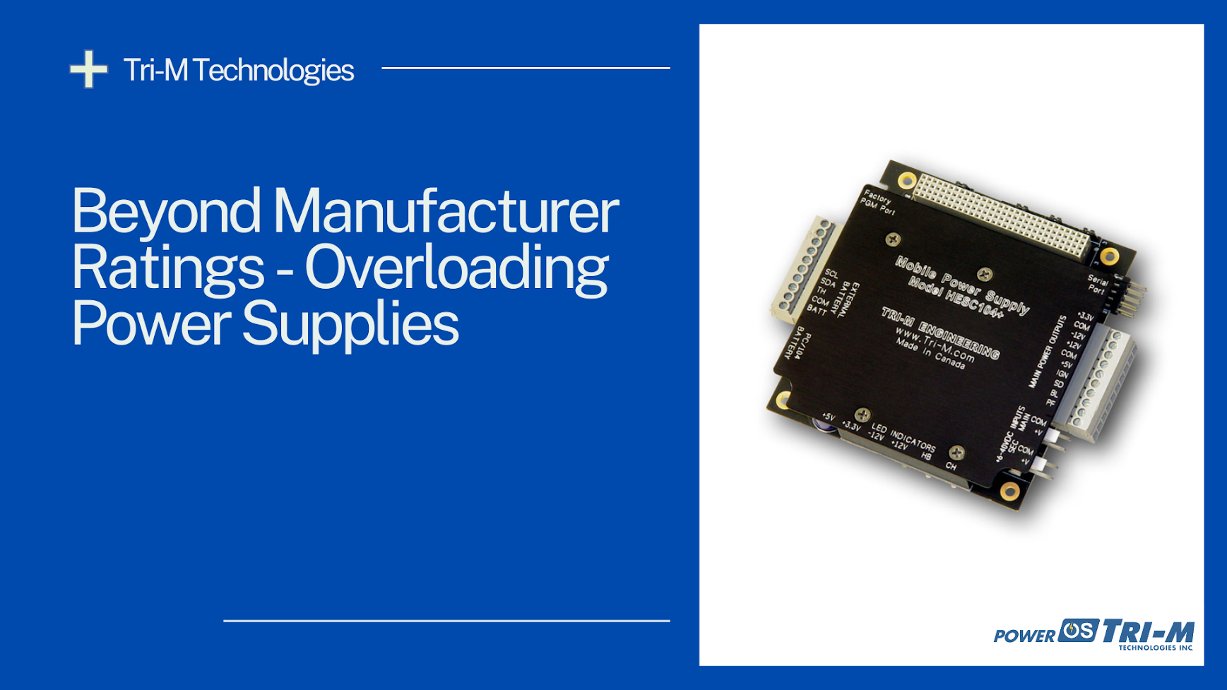 0 The Truth about Overloading Power Supplies