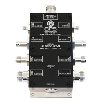 ALDCBS1X8 eight output GPS splitter from GPS Networking