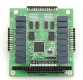 16 Channel Optoisolated Input & 16 Relay Output PC/104 Module