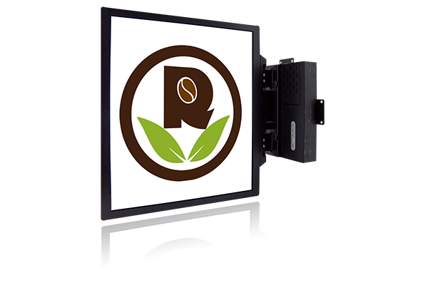 Spanpixel 2735 Sunlight Readable Double Sided Square LCD Display